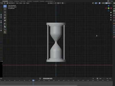 Hourglass 3D model
