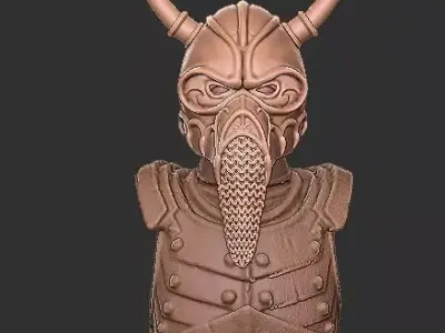 Kitiara Helmet Mythic Legions Head 3D print model