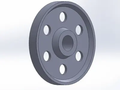SOLIDWORKS 2022 and Engineering Graphics Pully 3D print model
