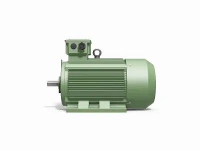 315M B3 Top 2 Pole IEC electric motor - 3D CAD model 3D model