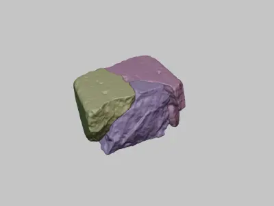Broken Brick  Free 3D print model purchase