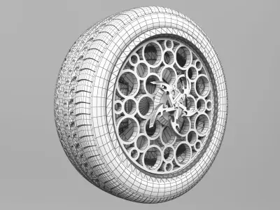 Wheel Tire 7 3D model