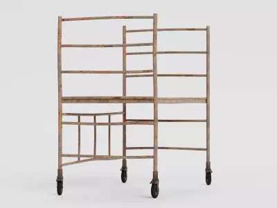 -Old Scaffolding V3- 3D model