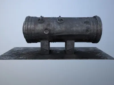 Cannon Free 3D model