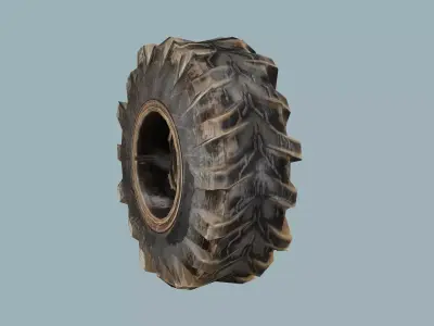 Car-Truck Wheel EE Low-poly 3D Model Low-poly 3D model