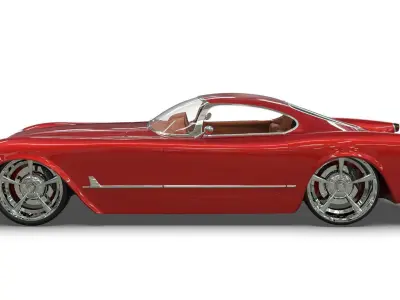 1953 Chevrolet Corvette TwelveAir 3D model