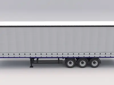 Semi Trailer 3D model