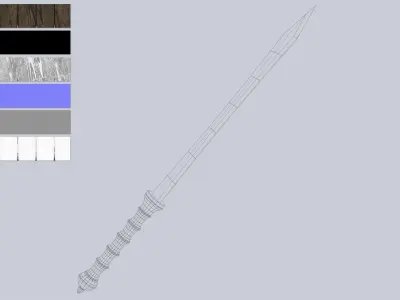 Gladius Low-poly 3D model