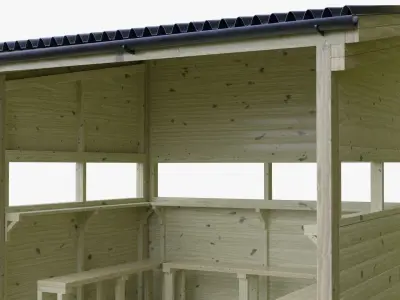 Bird Hide 3D model