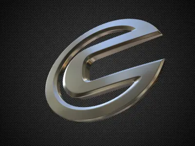 campagna logo 3D model