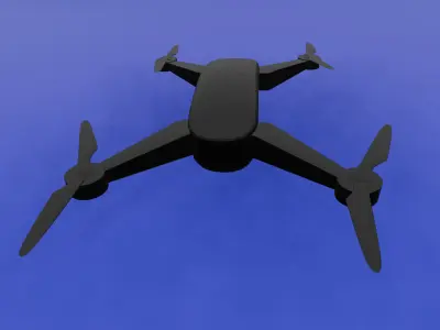 Drone Low-poly 3D model shop