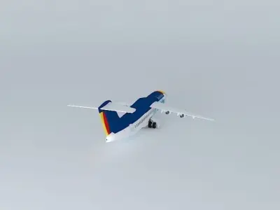 Royal Airways BAE 146301 Free 3D model