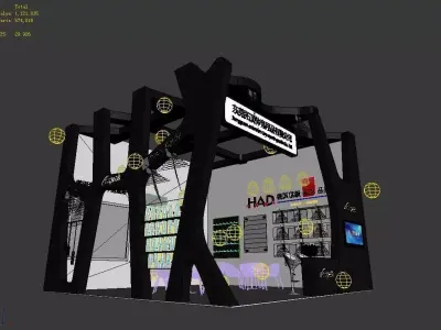 Exhibition - Area - 6X6-3DMAX2010-03 3D model