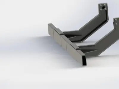SimScale Truck Underrun Protection 2 Free 3D model