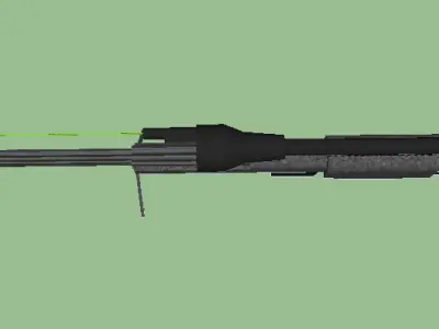 Sniper Rifle 3D model 16