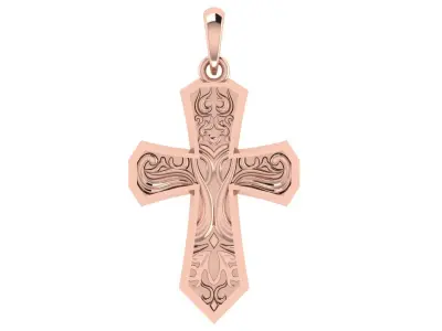 CROSS PENDANT CR189 3D print model