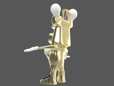  Cartoon Bulb Holder v1 Pendant 
