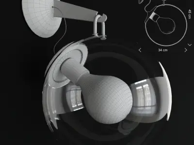 Miconos wall light  3D model