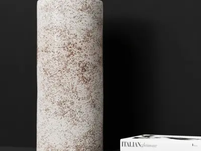  Speckled Tall Tube Vase Model 