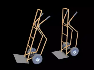 Hand truck 3D model get