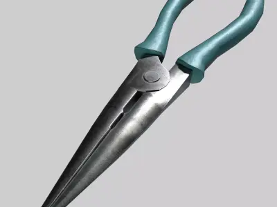 Nose Plier Low-poly 3D model