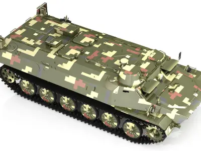 Mtlb u camuflag 3D model