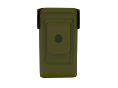 Ammo Metal Box with bullets 3D model