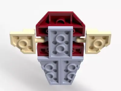 Lego Slave I Low-poly 3D model