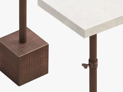 Joybird Sirius Adjustable Accent Table 3D model