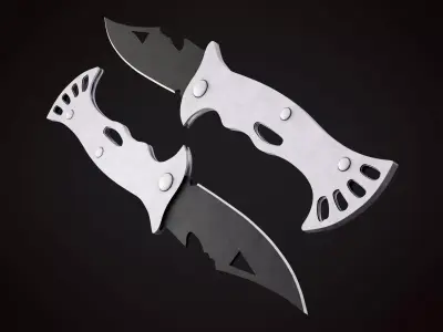 Knife 3 A Low-poly 3D model