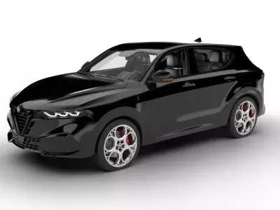 Alfa Romeo Tonale TI 2026 HQ 3d model 3D model