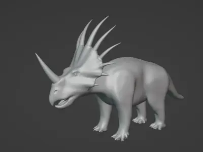 Styracosaurus Dinosaur Model 3D model