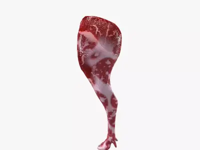 Goat Leg V02 Low-poly 3D model