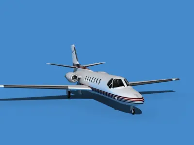 Cessna Citation V 560 Encore V02 3D model