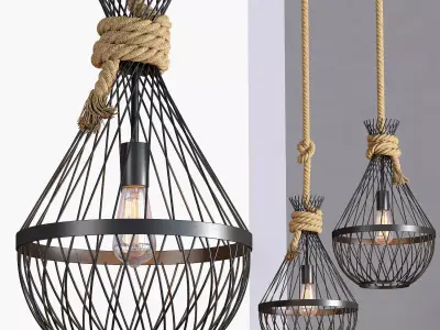 Hanging lamp 3D model purchase