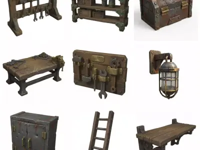 assets pack 1 3D model