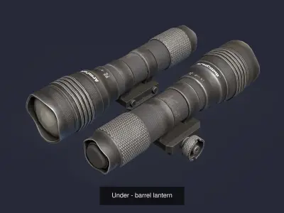 Accessories for weapons 3D Model Pack