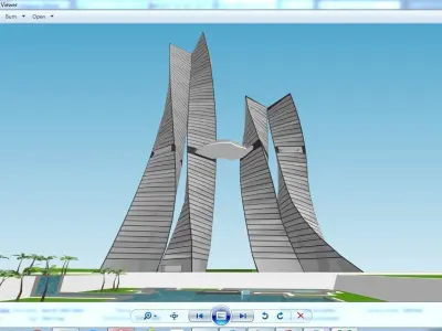 Sketchup Tower A11 Free 3D model
