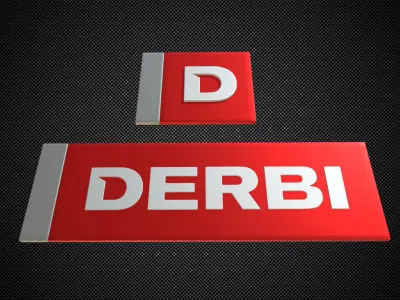 derbi logo 3D model