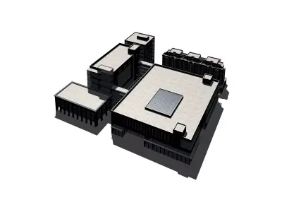 Office Building 3D model 389
