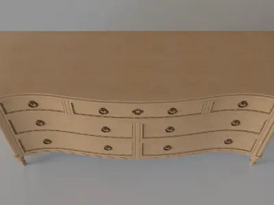 Haley Dresser 3D model