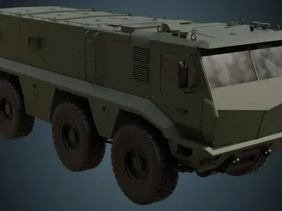 Military Truck 1 Basic 3D model