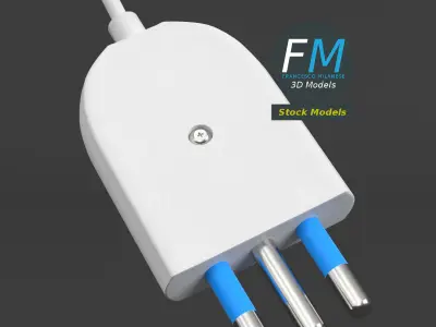 Italian power strip 3D model