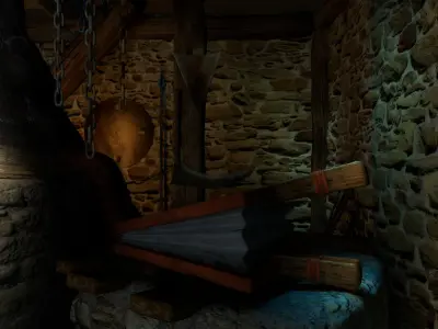 Old Blacksmith workshop 3D model