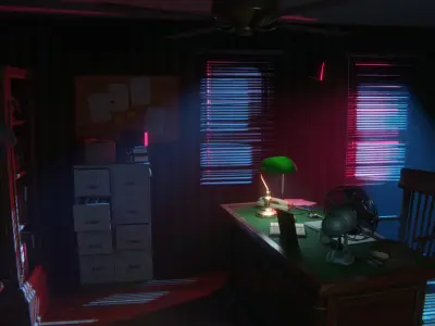 Detective Office 3D model