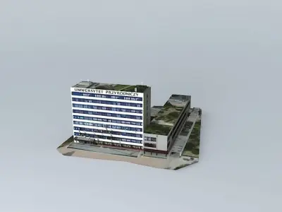 Collegium Maximum of the University of Life Sciences in Poznań Free 3D model
