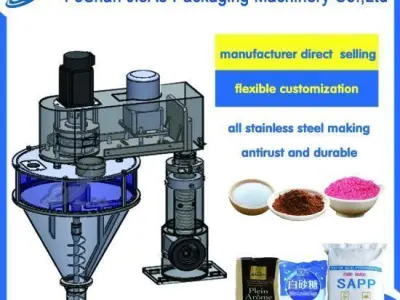 Auger Powder Filling Machine 3D model