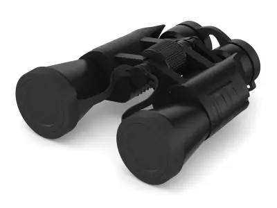 10x50mm Binocular 3D model
