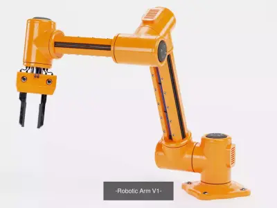 Robotic Arms Collection - Rigged 3D Model Pack