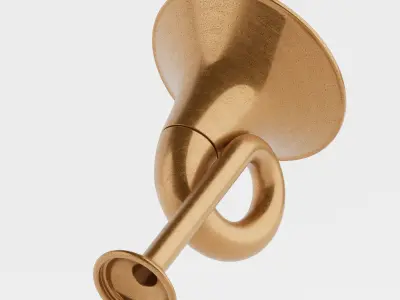 Post or Hunting Horn 3D model